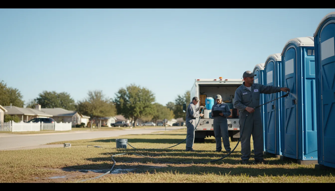 Long-Term Portable Toilet Rental in Maurice, LA near me